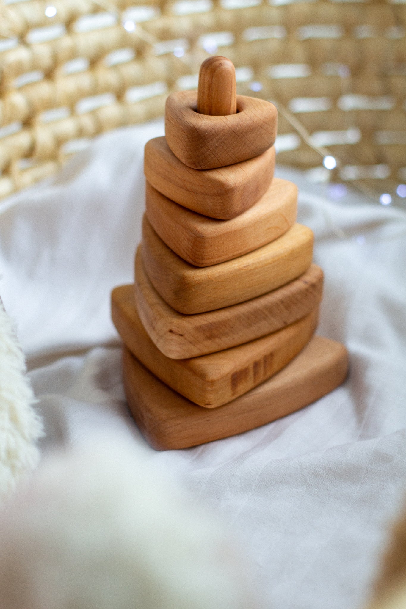 Wooden Ring Stacker - WoollyFox